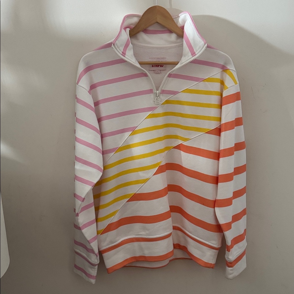 Solid And Striped The Pullover Colorblocked Strip… - image 5